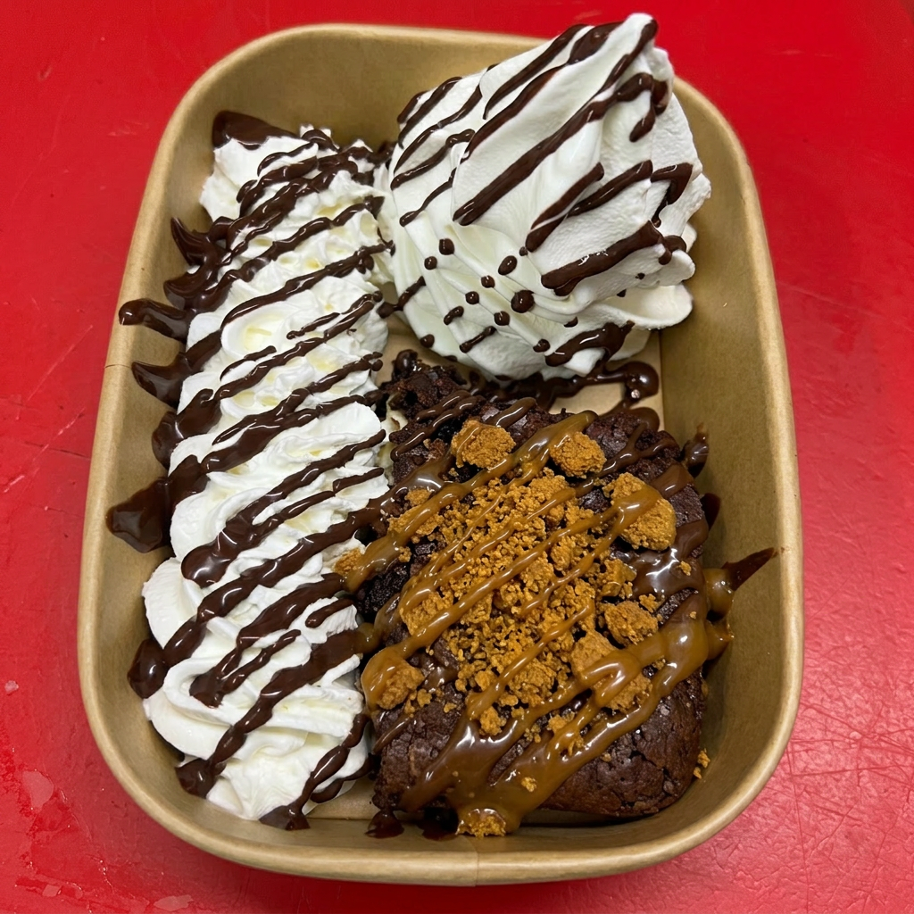 Biscoff Brownie Tray